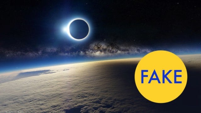 Fake Eclipse Photo